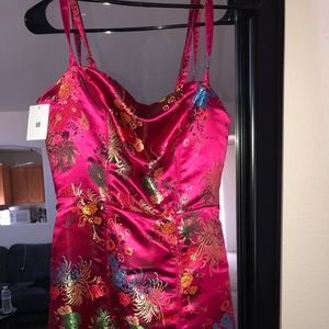 NWT pink oriental print dress from UO
